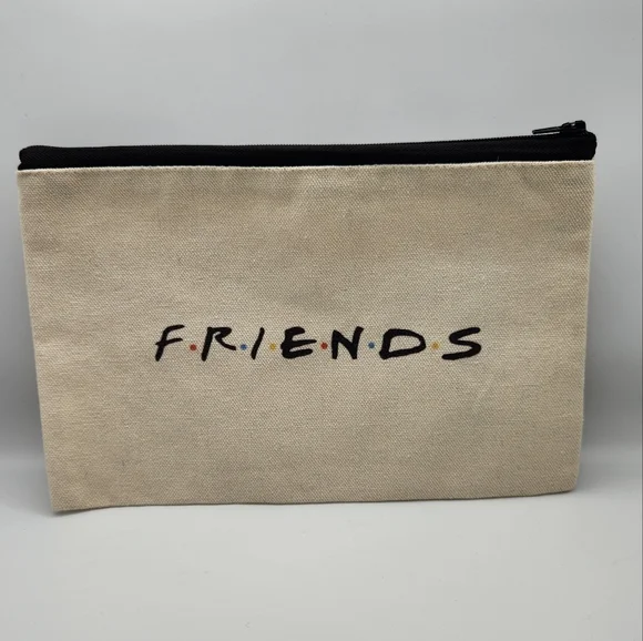 Friends zipper pouch, I'll be there for you, canvas - Picture 6 of 7
